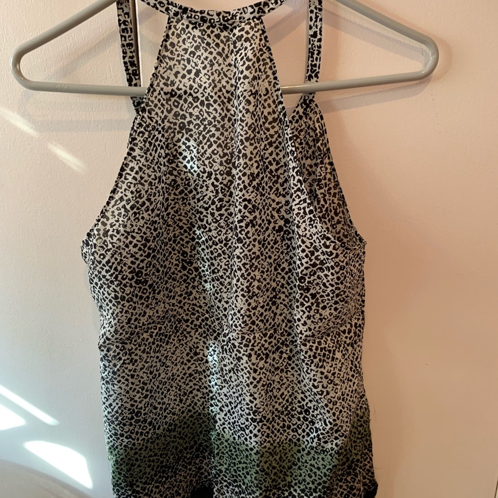 Banana Republic animal print tank top